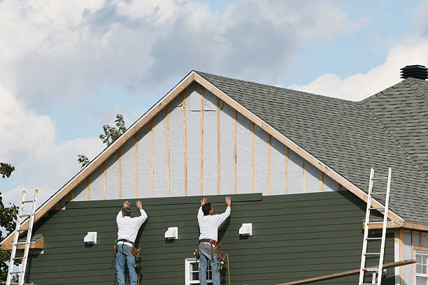 Professional Siding Installation technician working in West Long Branch, NJ
